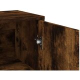 vidaXL Komoda dimljeni hrast 60x31x84 cm inženirski les | Shoptok.si