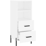  Komoda bijela 34,5 x 34 x 90 cm od konstruiranog drva | shoptok.hr