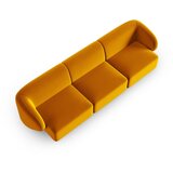 Milo Casa Gorčično rumena žametna sedežna garnitura 266 cm Paolo – | Shoptok.si