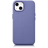 ICARER Etui iz naravnega usnja za iPhone 14 MagSafe Case Leather, ovitek svetlo vijoličen, (21522232) | Shoptok.si