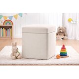 Atelier Del Sofa Oliver - Cream Cream Pouffe | Eponuda.com