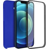 AVIZAR Apple iPhone 12 Mini Integral 360° etui: mehka sprednja stran in trda zadnja stran - modra, (20626524) Cene