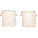 OYOY Mini Krem tekstilne dječje kutije za pohranu u setu 2 kom ø 32x32 cm Moira – | shoptok.hr