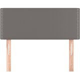  Uzglavlje sivo 100x5x78/88 cm od umjetne kože | shoptok.hr