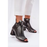 Maciejka Leather Cut-Out Boots | Shoptok.si