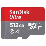 San Disk Micro SDXC 512GB Ultra, SDSQUAC-512G-GN6MA + adapter | Eponuda.com