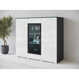 P & B Visoka Komoda Vera 120, Antracit, Bela, Led | Shoptok.si