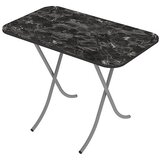 alesta Sklopivi sto 60x100cm crni mermer AL10028CM Cene