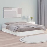  Okvir za krevet bijeli 160x200 cm od masivne borovine | shoptok.hr