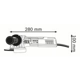 Bosch GWX 9-125 S 0.601.7B2.000 kutna brusilica 125 mm 900 W 230 V | Eponuda.ba