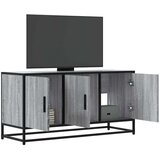 TV ormarić sivi Sonoma 100x35x50 cm Konstruirano drvo i metal | shoptok.hr