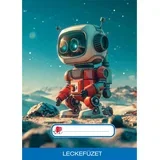 Sveska za domaće zadaće s motivom ježa i robota, A5