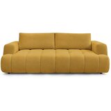 Bobochic Paris Senf žuta sklopiva/s prostorom za odlaganje sofa 251 cm Fuji – Cijene