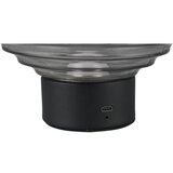 Tri O Crna/siva LED stolna lampa s mogućnosti zatamnjivanja sa staklenim sjenilom (visina 14,5 cm) Earl – | shoptok.hr