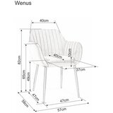 Molarem Home Stolica Wenus-zelena | shoptok.hr