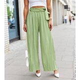 UR/CEO Green wide pleated women's pants Anisa | shoptok.hr