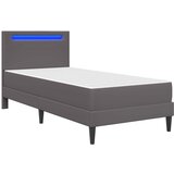  Okvir za krevet Siva 90 x 190 cm Umjetna koža - Siva 90 x 190 cm | shoptok.hr