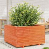 Maison Chic Vrtno cvetlično korito - Cvetlični Lonec voščeno 80x80x49,5 cm trdna borovina, (21790616) | Shoptok.si