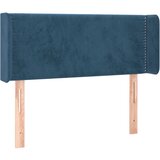 vidaXL Vzglavje z ušesi temno modro 93x16x78/88 cm žamet, (20953165) Cene