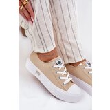 Lee Women's Platform Sneakers Beige ISLA C WOMEN LOW | Shoptok.si