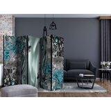  Paravan u 5 dijelova - Floral Curtain (Turquoise) II [Room Dividers] 225x172 | shoptok.hr