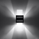 Nice Lamps Črna stenska svetilka Carlo – | Shoptok.si