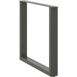  Noge stolića za kavu U-oblika 2 kom antracit 80x(72-73)cm čelik | shoptok.hr