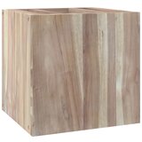 Maison Chic Stenska Kopalniška omarica - Kopalniški kabinet 41x38x40 cm trdna tikovina, (21794544) Cene