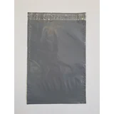 Kurirska kesa L 350x450+30mm 100/1 siva