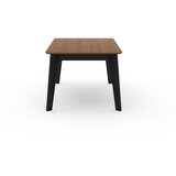 TemaHome Raztegljiva jedilna miza z mizno ploščo v orehovem dekorju v naravni barvi 100x180 cm Shadow – | Shoptok.si