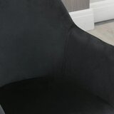  Blagovaonske stolice set od 2 moderni dizajn baršunasti izgled kaučukovo drvo 54x57x80 cm crna | shoptok.hr