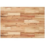  Zidna polica za umivaonik od čelika i masivnog bagremovog drva Smeđa 160 x 50 x 4 cm | Shoptok.si