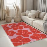 Mila Home Rdeč/rožnat pralen tekač 80x200 cm Poppy Fields – | Shoptok.si