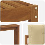  Set vanjskih sofa 6 kom. Prirodna i bež Smeđa 337 x 162,5 x 73 cm | shoptok.hr