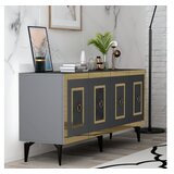 Hanah home karya - anthracite, gold anthracitegold console | ePonuda.com