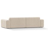 Cosmopolitan Design Kremno bela žametna sedežna garnitura 252 cm Chicago – | Shoptok.si