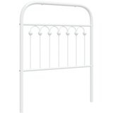 Maison Chic kovinsko posteljno vzglavje - vzglavna omarica - nočna omarica belo 80 cm, (21704860) Cene