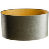 QAZQA Velours lampenkap groen met gouden binnenkant 50/33/25 Cene