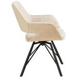 Premium Living naslanjač adriana, vrtljiv, bež | Shoptok.si