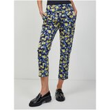 Orsay Yellow-blue floral shortened trousers - Women | shoptok.hr