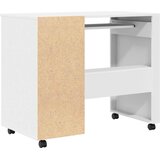  Stol s kotačićima Bijelo 91 x 50 x 77 cm Konstruirano drvo | Eponuda.ba
