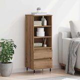 vidaXL Highboard Umjetnički hrast 40 x 36 x 110 cm Konstruirano drvo | shoptok.hr