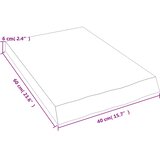  Kupaonska radna ploča 40x60x(2-6) cm netretirano masivno drvo | shoptok.hr