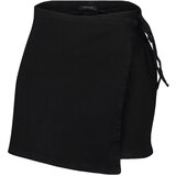 Trendyol Curve Plus Size Shorts & Bermuda - Black - High Waist Cene
