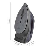 Nedis IRON1000 - Pegla na paru 2200W/230V crna | Eponuda.com
