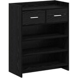 vidaXL Omara za čevlje Črni hrast 73,5 x 36 x 92 cm Inženirski les, (5000246540) | Shoptok.si