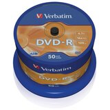 Verbatim DVD-R Disk 4,7 GB, 16x (AZO) 50kom | shoptok.hr