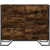  Komoda boja dimljenog hrasta 91x35 5x74 5 cm konstruirano drvo | shoptok.hr