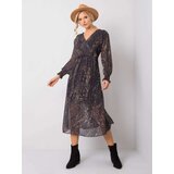 Och Bella Dress-TW-SK-BI-9033.75-black-beige | Shoptok.si