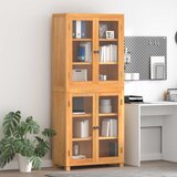  Set namje&amp;scaron;taja za pohranu 2 kom. Prirodna 80 x 35 x 185 cm Slike